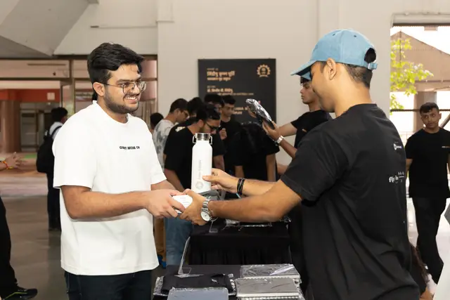 Goodies distribution, contest kits changing hands
