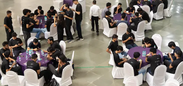 The evening social from above